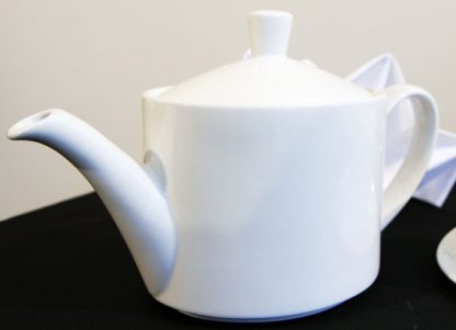 Concept White china Tea pot