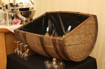 1/2 Wooden Whisky Barrel
