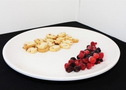 White Round Platter 16" Dia.