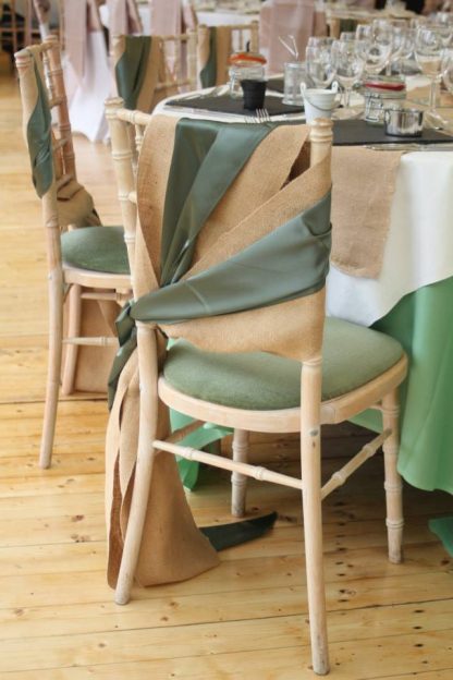Hessian Chair Sash