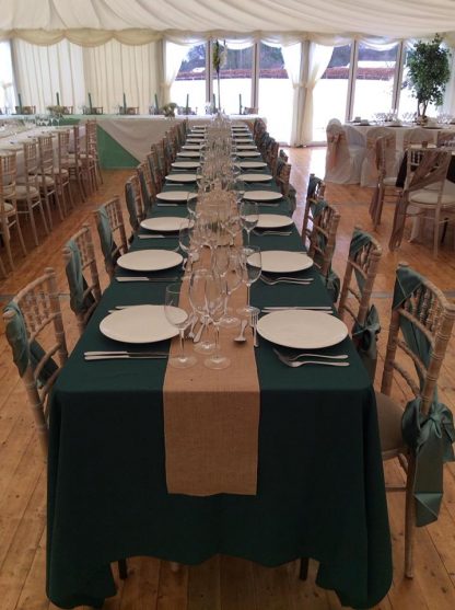 Hessian Table Runner