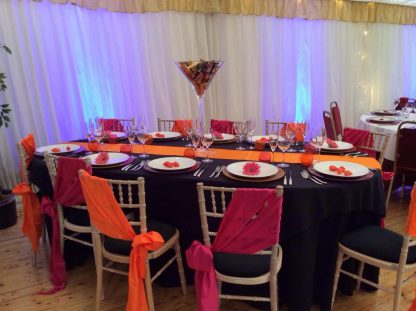 Satin Chair Sash