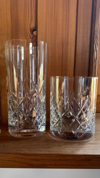 Flamenco cut crystal 10oz old fashioned whisky