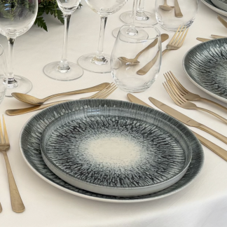 Inked Plate 8" walled